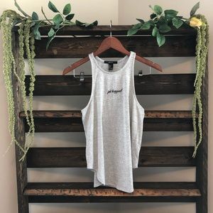 Jet Lag Knit Racer Back Tank